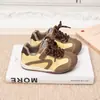 Tênis de Treino Alemão Infantil 2026 Novo Primavera/Outono Tênis Esportivo para Meninos Cabedal de Couro Inverno para Meninas com Plus Veludo Tênis para Crianças Forrest Gump