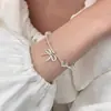 Pulsera de Plata de Ley S925 para Mujer, Plata Rota, Unas Onzas de Corazón Pulsera de Corazón, Diseño de Nicho, Estilo Genial, Accesorios de Pulsera Sencillos