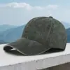 Chapéus Lavados Estilo Coreano para Uso Externo Venda por Atacado Personalizada Proteção Solar de Verão Chapéus Vintage Viseiras Bordadas