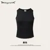 2025 Verano Europeo y Americano Transfronterizo Más Vendido Deporte Fitness Carácter I Marca Básica de Moda Chaleco Gris Vestido de Pareja para Hombres y Mujeres
