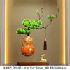 Mueble de TV Creativo de Alto Gama Estilo Chino para Sala de Estar, Decoración de Nicho, Regalo de Inauguración de Casa con Calaba y Pinos de Bienvenida