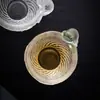 Palacio Cultural y Creativo de la Ciudad Prohibida Estilo Palacio Vidrio Grueso Copa Maestra Taza de Té Grande Individual con Forma de Gato para Uso Doméstico Juego de Té Kung Fu