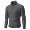 Suéter de cuello alto para hombre, jersey de punto de talla grande, camisa básica informal de moda para otoño e invierno, transfronterizo de Amazon