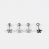 Aretes de Diamante Flor de Ciruelo Europeos y Americanos, Estilo Ins de Moda Clásico, Frescos, Dulces, Literarios y Retro