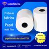 Papel de caixa registradora térmica 57 * 50 papel de recibo de supermercado 57mm EUA papel de impressão takeaway 57x 50 ultra-fino 48g