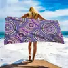 Toalla de Playa de Microfibra Estilo Ins con Estampado de Leopardo Floral Transfronterizo Toalla de Baño Toalla de Playa Personalizada