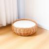 Cesta de Armazenamento Personalizada para Brinquedos de Pet Transfronteiriça, Cesta de Armazenamento em Jacinto em Formato de Osso, Cesta de Armazenamento Diversos Tecida com Grama de Cabacinho