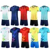 Uniformes de Entrenamiento de Fútbol de Manga Corta Nuevos para Niños al por Mayor, Uniformes Deportivos de Competición Transpirables de Secado Rápido para Adultos, Camisetas de Fútbol