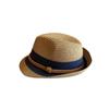 Sombrero para niño y adulto Sombrero de Jazz para Madre e Hija Versátil Casual Moda Sombrero de Paja Bombín de Ala Corta Compras Hombres Vacaciones en la Costa Viajes