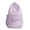 Mochila de Costas Duplas Estilo Doce de Alto Valor para Meninas do 3º ao 6º Ano do Ensino Fundamental, Mochila de Costas Duplas Pequena Fresca de Nylon Resistente ao Desgaste