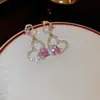Brincos Stud Geométricos de Zircônia Agulha de Prata para Mulheres, Brincos de Luxo Leve de Alta Qualidade, Novo Modelo 2026, Brincos Versáteis Exquisitos e Modernos para o Dia a Dia
