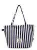 Bolsa de Hombro de Doble Cara de Estilo Coreano Literario Nicho Rayada Casual Simple de Primavera Transfronteriza