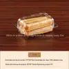 K08 Caixa para Doces Embalagem Plástica Descartável Caixa para Bolo de Confeitaria Caixa Plástica Transparente Caixa Blister Caixa a Granel