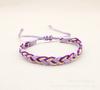 Nueva Pulsera Tejida de Estilo Étnico Boho para Parejas, Moda para Hombre y Mujer, Tejida a Mano, Color Arcoíris