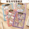 Portapapeles Acrílico A4 de Dibujos Animados con Personajes de Anime, Bloc de Notas, Carpeta para Guardar Exámenes Estudiantiles, Portapapeles, Soporte para Exámenes