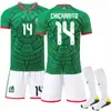 2526 Uniforme de Futebol Americano do Novo México No. 14 Casa 16 Camisa 9 Raul Verde Conjunto de Uniforme de Futebol