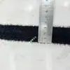 Borda com cobertura de mohair direto da fábrica Renda estilo Chanel outono e inverno casaco feminino faixa de cobertura acessórios de vestuário de marca de moda