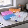 Caja de Plástico con 15 Compartimentos Hecha a Mano para Almacenamiento de Materiales de Accesorios de Joyería, Caja de Almacenamiento de Escritorio a Prueba de Polvo para Clasificación de Piezas de Ferretería