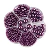 Perlas de Imitación ABS Perforadas de Tamaños Mixtos de 3-12 mm Accesorios para Joyería DIY Materiales Perlas de Plástico Cuentas para Ensartar Perlas de Imitación Perlas Sueltas
