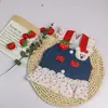 Falda de Mezclilla con Conejo de Fresa para Mascota Chaleco Vestido para Perro Teddy Bichón Pomerania Perro Pequeño Ropa para Mascotas Mayoreo