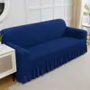 Funda elástica transpirable de cobertura total para sofá, antideslizante, antiarañazos de gato, funda protectora a prueba de polvo, funda de sofá con falda resistente al desgaste, adecuada para todas las estaciones