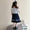 Vestido de Verano Estilo Universitario para Niñas 2026 Nueva Moda Infantil Vestido de Princesa Judy Conejo Policía