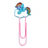 Clip para Papel Decorativo de PVC de Dibujos Animados My Little Pony Suministros de Oficina Marcapáginas Lindos Clips de Papel Creativos para Manualidades
