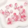 Colgante de Cristal de Fresa Fruta Accesorios Hechos a Mano DIY Colgante de Collar Pendientes Pulsera Accesorios Semi-acabados Al por Mayor