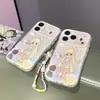 Bufanda Linda Estilo Hada Estuche Pequeño de Otoño Adecuado para iPhone 17 Pro Max, Apple 16 Pro/15, Estilo Coreano Portátil