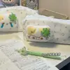 Bolsa para Lápices de Gato con Trébol de Cuatro Hojas de Aspecto Elegante, Linda Bolsa de Almacenamiento de Papelería para Estudiantes de Escritorio, Note Ins de la Suerte de Gran Capacidad
