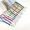Cordón para Teléfono Móvil Cuerda Corta Colgante Ajustable Color Sólido Nylon Cuerda Redonda Llave Altavoz Bluetooth Intercomunicador Cuerda Corta Colgante Cuerda de Mano