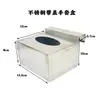 Caja de almacenamiento de guantes desechables para supermercado caja de acero inoxidable expositor estante de cabinetes fríos caja de guantes de pared caja de pañuelos