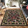 Tapete Lavável Floral Imitação Caxemira Novo Mais Vendido Transfronteiriço Amazon Temu Quarto Espessado Amigo da Pele Tapete de Chão