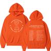 Sudadera con capucha gráfica de la banda coreana Ateez World Tour 2025 para hombre y mujer Ha