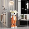 Decoración de suelo de oso violento para habitación infantil Chen, mueble de TV, sofá, luz de estrella, regalo de inauguración de la casa