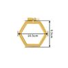 Bordado Cruzado Elástico Bordado Hexagonal Elástico Ranura Elástica Ajustable Bastidor Elástico para Bordado Bastidor de Bordado Herramienta para Punto de Cruz Accesorios