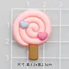 Pirulito dos desenhos animados Cola macia Acessórios diy Creme Cola Celular Shell Armazenamento Caixa Geladeira Adesivo Chinelos Fivela Material de Decoração