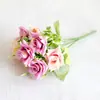 Atacado de fábrica 7 novas cores ângulo rosa flor artificial flor artificial atacado comércio exterior buquê de casamento decoração de casa