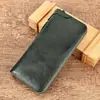 Carteira Versátil de Couro Genuíno Moda Slot para Cartão Multifuncional Clutch Porta-Moedas Mais Vendido Coleção Slot para Cartão Atacado