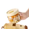 Copo de Aveia com Tampa e Colher, Tigela para Iogurte, Copo de Leite para Viagem, Copo para Salada de Frutas para Micro-ondas, Marmita
