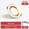 Downlight LED de luz variable tricolor 2.5 pulgadas 7W apertura 7/8cm foco de techo empotrado sala de estar lámpara de agujero juego completo