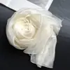 Bufanda Popular Europea y Americana de Lino Teñida con Plantas Blanca Bufanda de Seda para Protección Solar de Verano Chal de Algodón y Lino de Color Sólido Venta al por Mayor