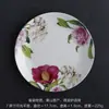 Platos de Cena de Porcelana de Hueso, Vajilla Doméstica, Platos de Arroz, Platos de Sopa, Platos Planos, Platos Ovalados para Pescado, Platos Aptos para Microondas