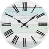 Novo Relógio de Parede Europeu Retro Amazon 25cm Estilo Pastoral Madeira Grão Decoração Sala de Estar Casa Relógio de Parede Atacado
