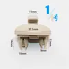 Adecuado para Audi A4L A3 A5 Q5 A6L Q3 A7 Parasol Hebilla Espejo de Maquillaje Protector de Luz Clip Gancho