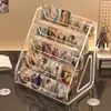 Soporte de Exhibición de Acrílico con Múltiples Niveles para Tarjetas, Papel de Arte y Mercancía
