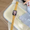 Correa de Reloj de Lona con Colgante de Lunares Adecuada para Apple Watch iWatch 12ª Generación 11/10
