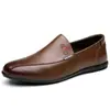 Entrega Directa de Fábrica de Zapatos para Hombre, Mocasines de Estilo Nuevo, Zapatos Casuales de Cuero Transpirables, Cuero Suave, Suela Suave, Zapatos de Papá Antideslizantes