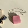 Lindo monedero estilo occidental mini bolso cruzado de cadena 2024 nuevo bolso de clip de nicho versátil bolsa para labial audífonos