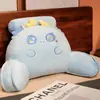 Nuevo Almohada Mayorista del Fabricante Cama de Noche Bolsa Suave Almohada Extraíble y Lavable Rosa Dragón Jingle Dibujos Animados Sofá Soporte Lumbar Blanco Crudo